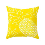 Geometric Style Yellow Pillowcase