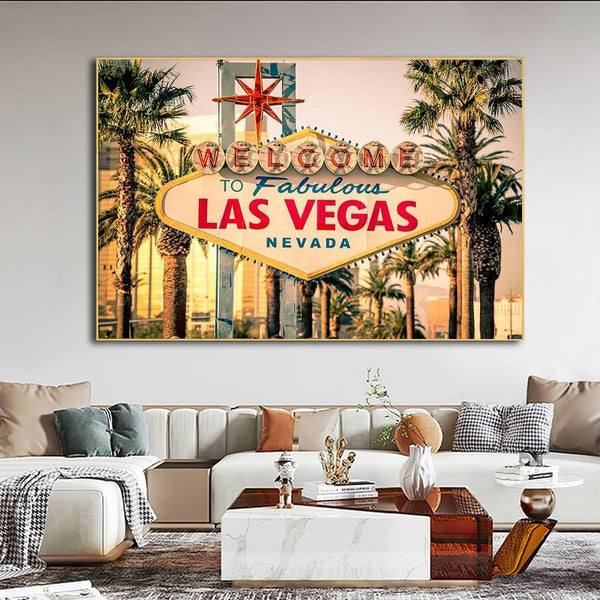 Las Vegas Nevada Landscape Wall Canvas