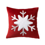 Snowflake Velvet Sofa Pillowcase