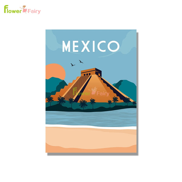 Mexico Scenery Wall Art Canvas Painting