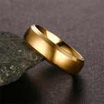 Personalized Stainless Steel Matte Finished Ring