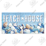 Wooden Beach Signage