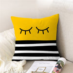 Geometric Pillowcase Decorative Cushion For Sofa DIY Printed
