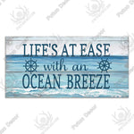 Wooden Beach Signage