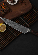 Kitchen Knives Damascus Pattern