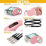 Retractable Auto Adjust Nylon Pet Leash