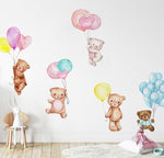 Cute Bear 3D Wall Stickers