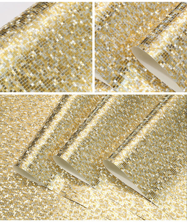 Luxury Glitter Mosaic Wallpaper