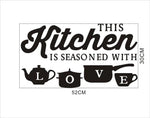 English Quote Decorative Kitchen Wall Decals