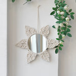 Handwoven Bohemian Style Wall Mirror