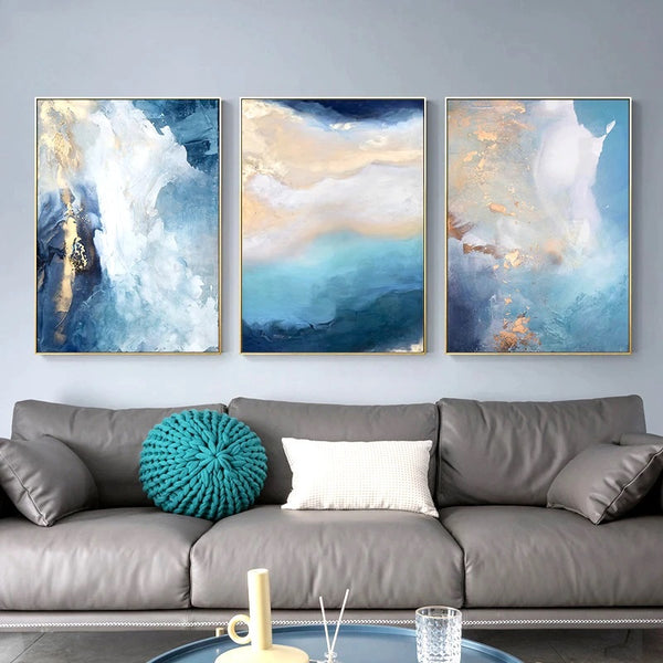 Golden Sky Canvas Paintings
