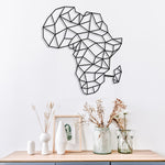Acrylic Map of Africa Wall Decoration