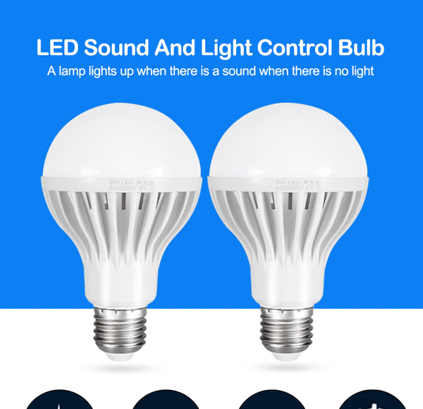 Sound and Light Control Sensor Bulb