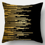 Black Gold Lux Pattern Pillowcase