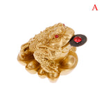 Feng Shui Lucky Golden Toad Money Decoration