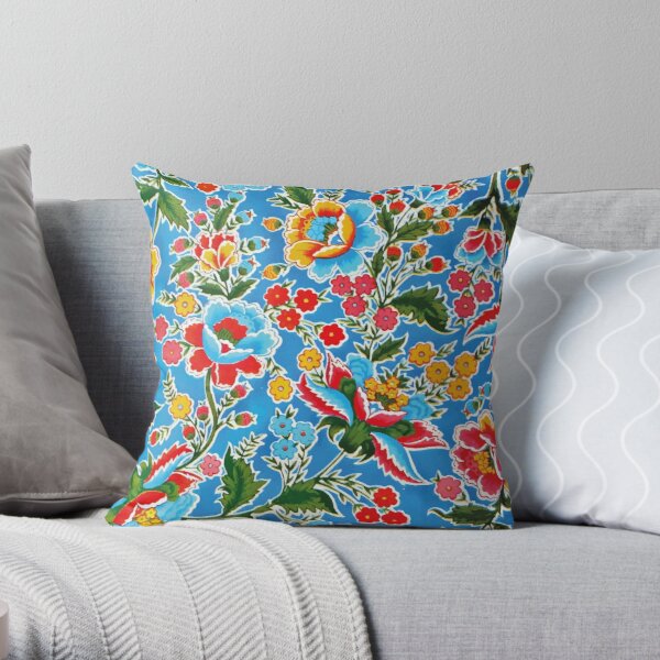 Oaxaca Colorful Flowers Mexican Style Pillowcase