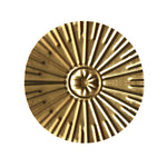 Golden Round Luxurious Metal Hanging Decoration