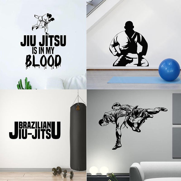 Brazilian Jiu-Jitsu Wall Decal