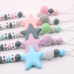 Personalized Cute Pacifier Clips