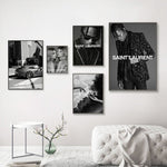 Famous Luxury Fashion Brands Wall Canvas