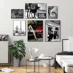 Famous Luxury Fashion Brands Wall Canvas