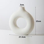 Round and Hollow Ceramic Vase