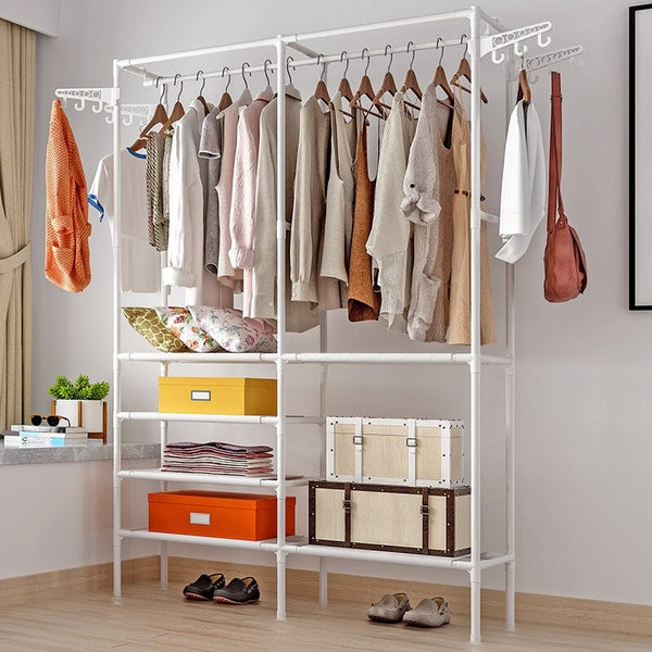 Simple Metal Frame Clothes Rack