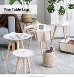 Scandinavian Style Wood Side Table