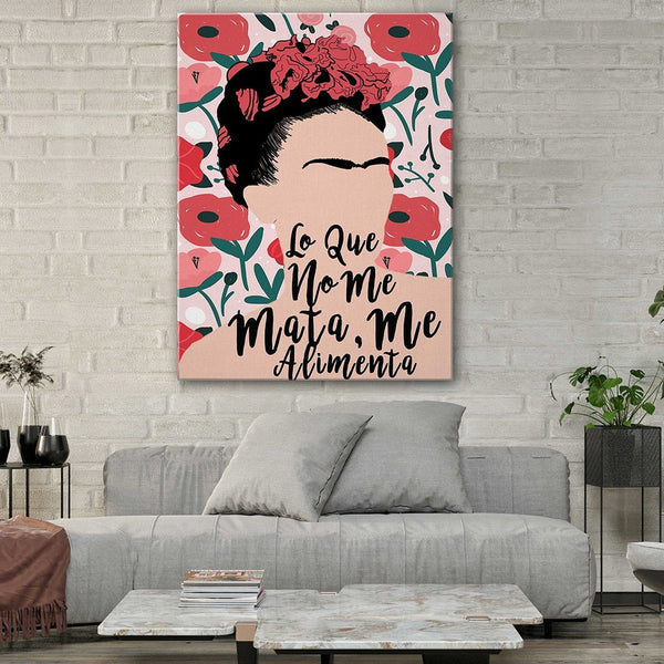 Mexican Floral Canvas Painting