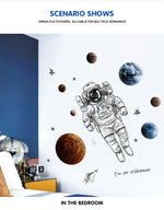 Cosmic Astronaut Wall Decals