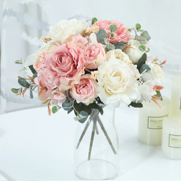 Artificial Beautiful Hydrangea Roses