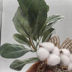 Artificial Cotton Wreaths Hanging Ornament