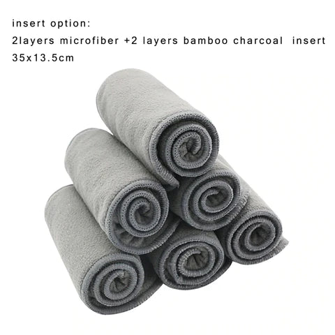Bamboo Charcoal Washable Diaper