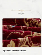 Luxury Soft Quilted Plush Bed Skirt