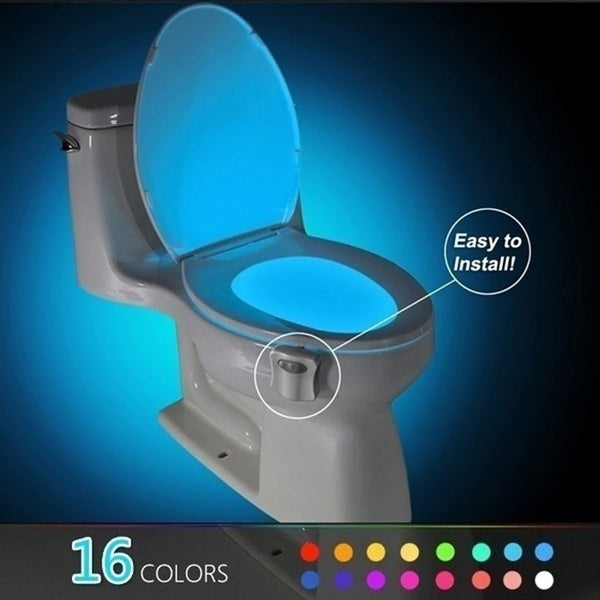 Automatic Sensor Toilet Seat Light