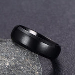 Personalized Stainless Steel Matte Finished Ring