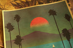 Malibu California Landscape Kraft Poster