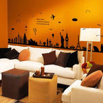 Modern City Landscape Wall Decal