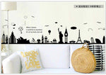 Modern City Landscape Wall Decal