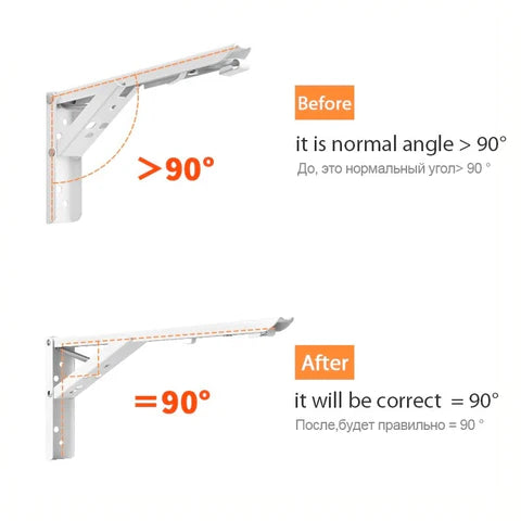 Adjustable Triangle Folding Angle Bracket