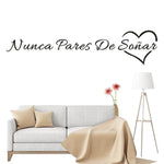 "Never Stop Dreaming" Wall Sticker