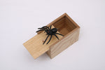 Wooden Box with Tricky Spider Inside