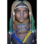 Ethnic African Woman Wall Art Canvas