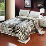 Double Layer Floral Soft and Warm Blanket