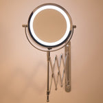 Adjustable LED Magnifying Bathroom Mirror