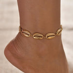 Gold Anklet Chains with Charms
