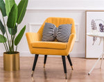 Mid-Century Modern Fabric Upholstered Accent Chair
