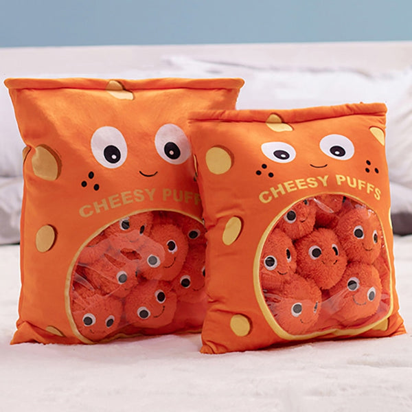 Cute Plushy Bag Cheesy Puffs Stuffed Toy