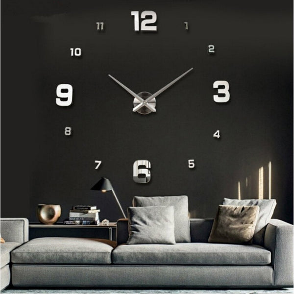 Large Fashionable 3D Acrylic Wall Clock