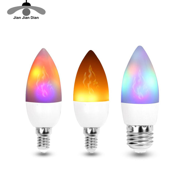 Creative LED Flame RGB Bulb
